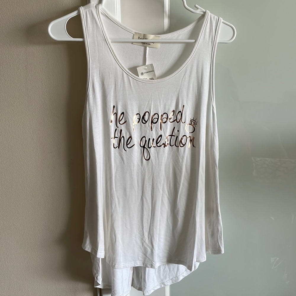 He Popped the Question Tank